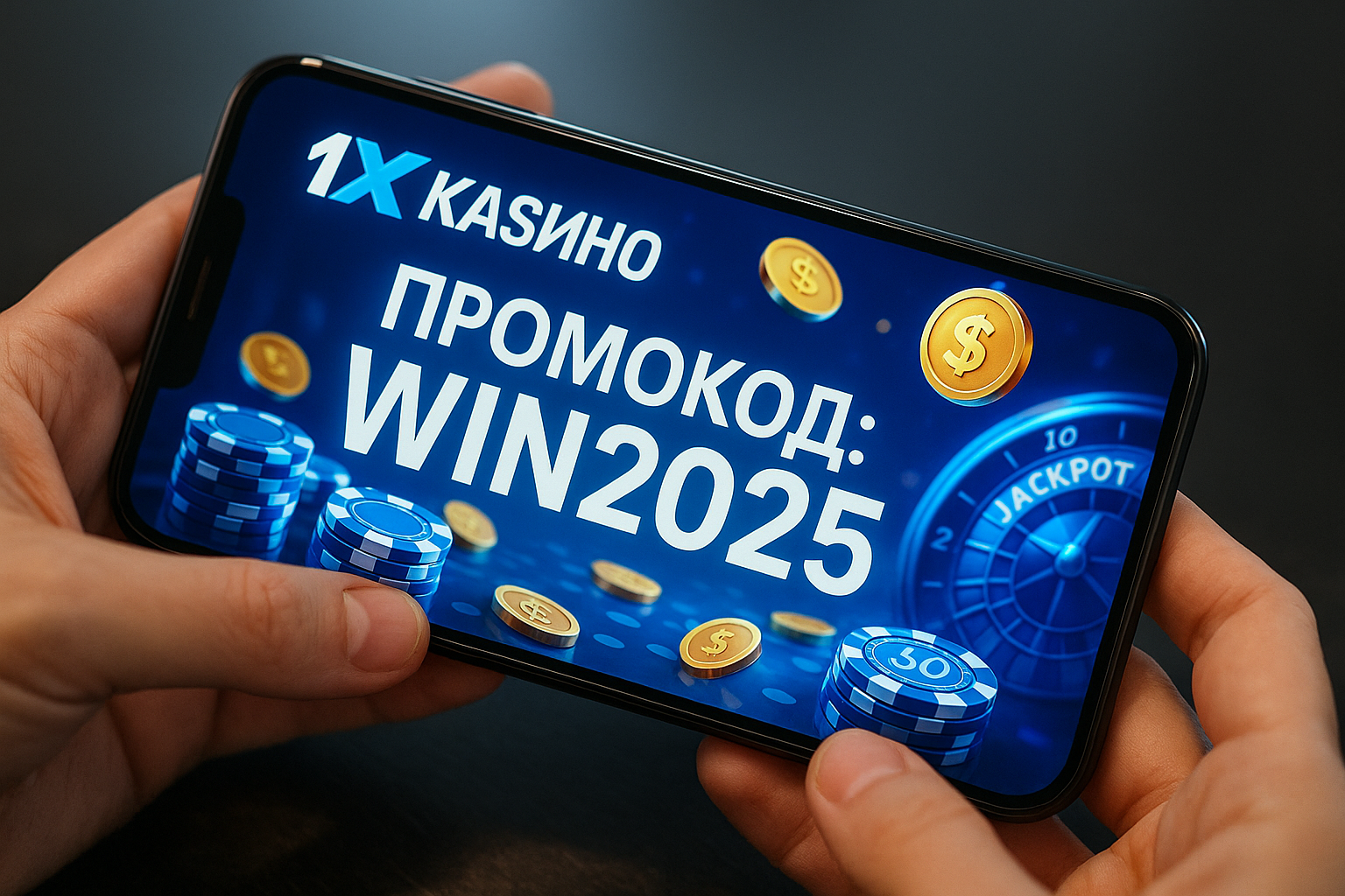 Промо код 1хБет при регистрации в казино 1хБет поле промокода и подтверждение бонуса